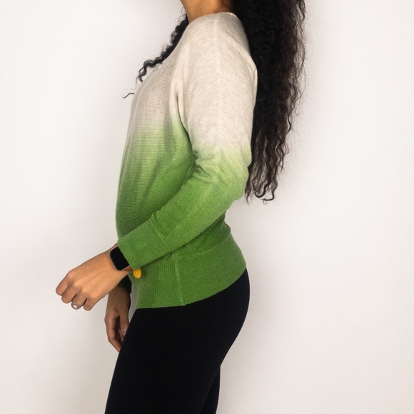 Tie-dye Ombre Embellished Long Sleeve Sweater C - Picture 7 of 7